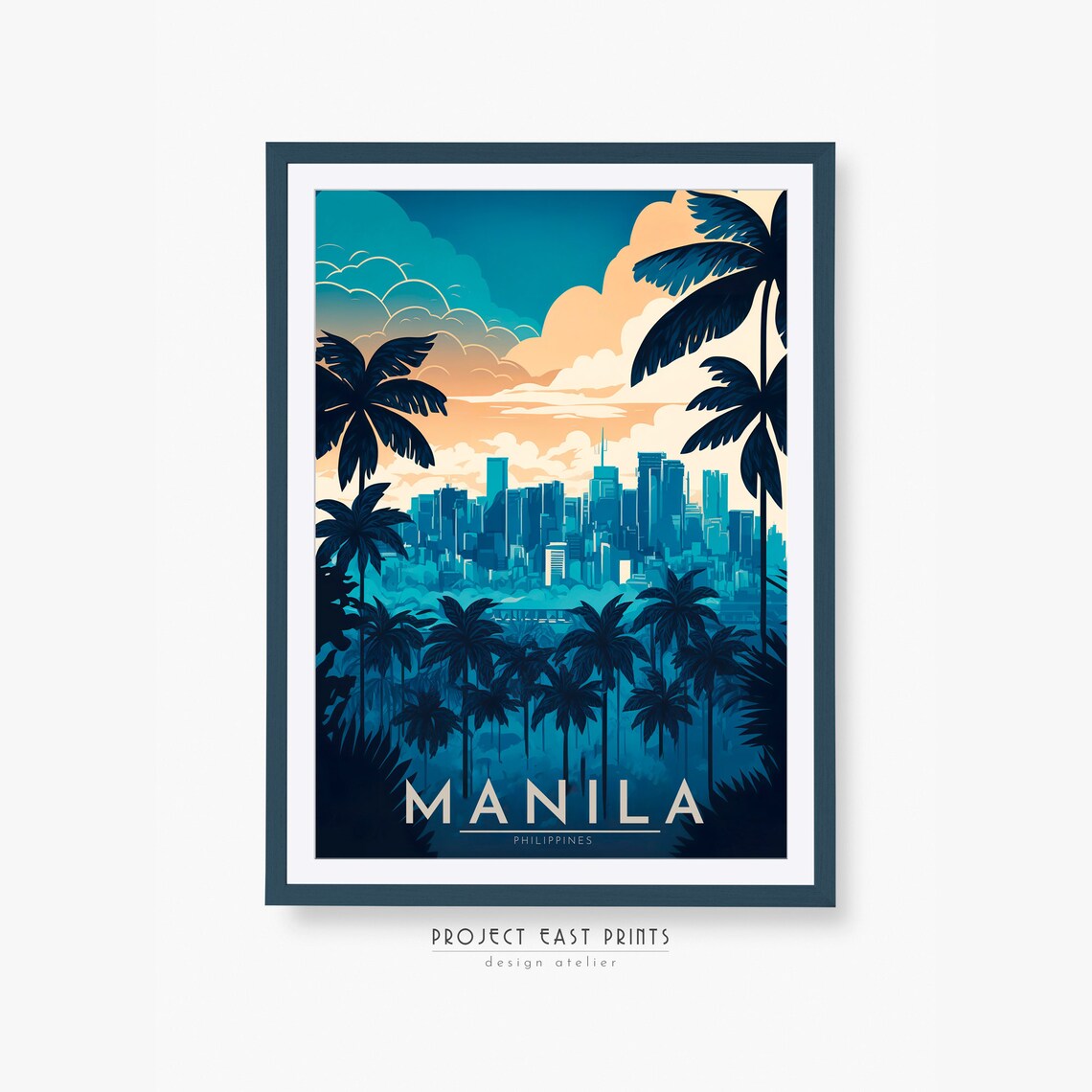 Manila Retro Travel Poster, Philippines Art Print - Image 2