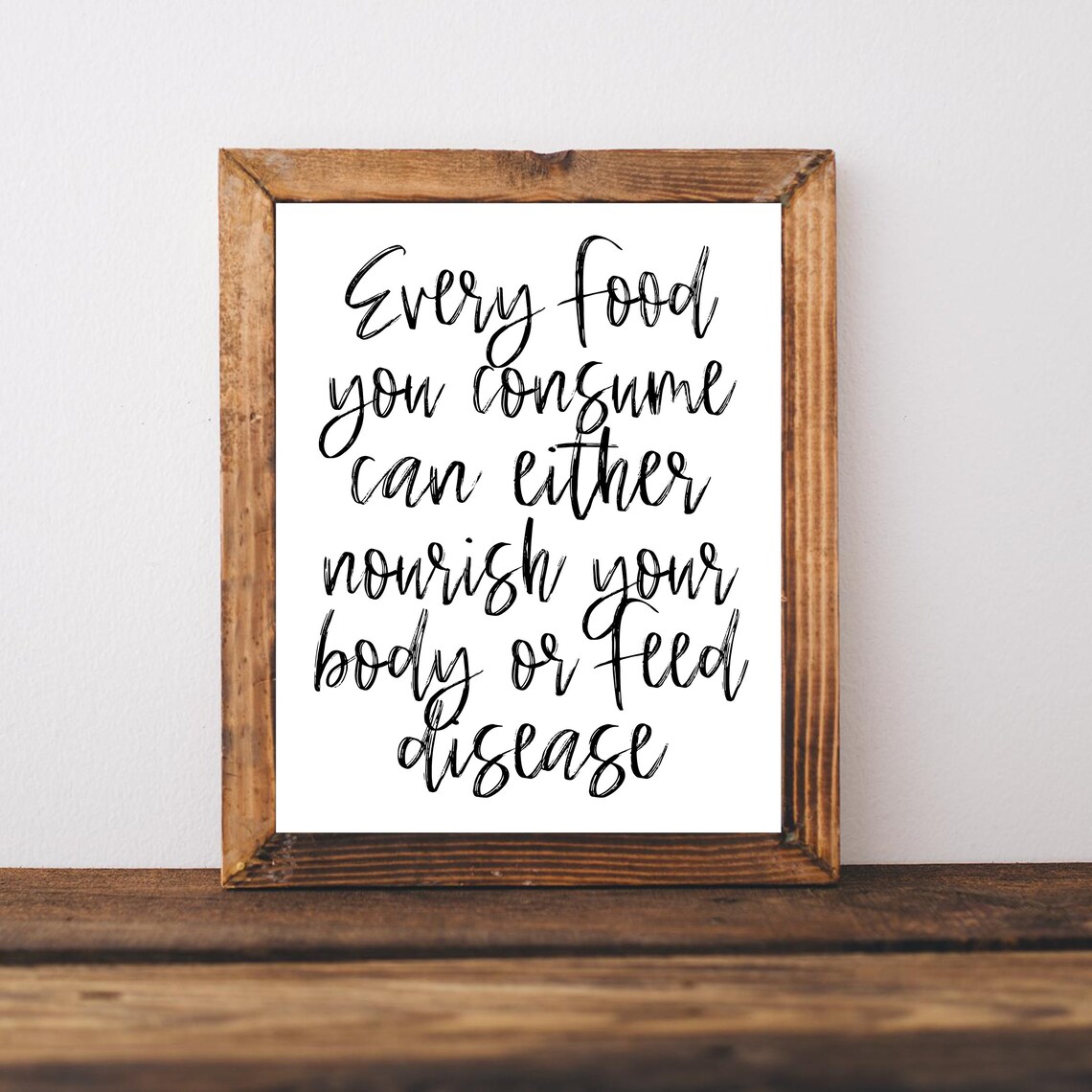 Plant Based Gifts Eat More Veggies Vegan Art Print