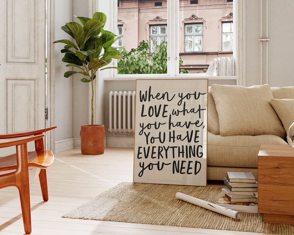 Self Love Motivational Quote Poster, Wall Art - Image 3