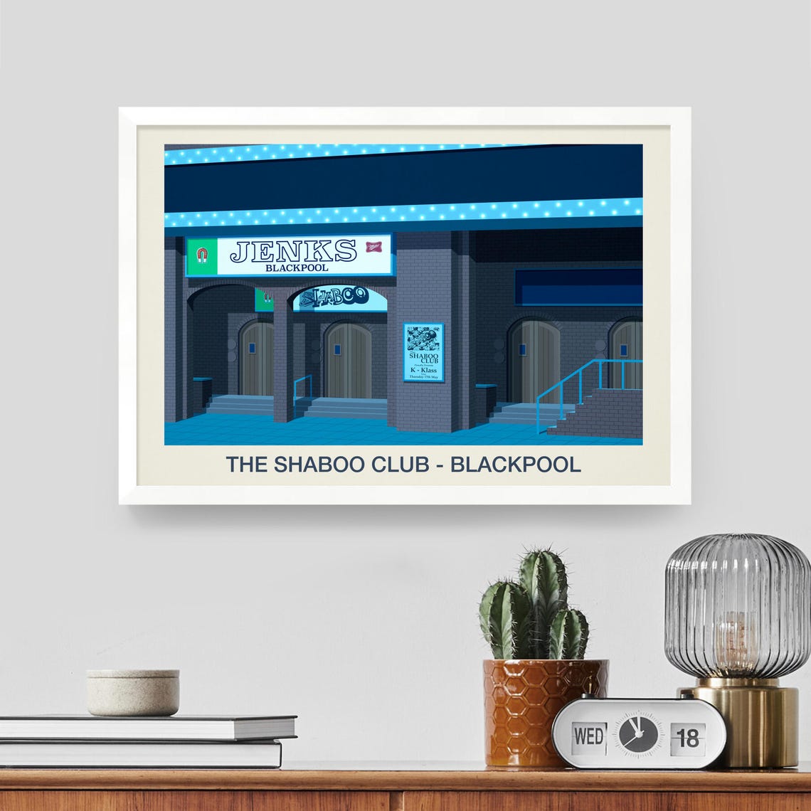 The Shaboo Club Poster Jenks Bar The Shaboo Club The Shaboo Club Print The Shaboo Club Blackpool Shaboo Club Shaboo Club Print - Image 2