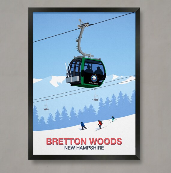 Bretton Woods Ski Resort Poster Art Print