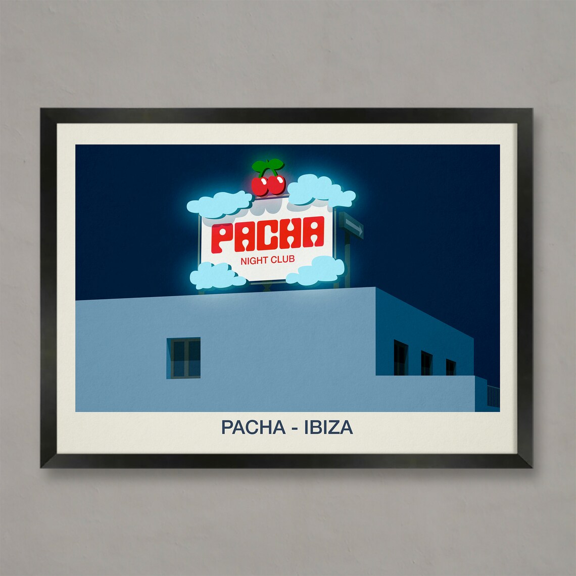 Pacha Nightclub Poster, Club Scene Art Print