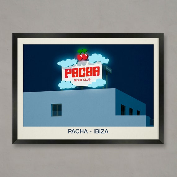 Pacha Nightclub Poster, Club Scene Art Print