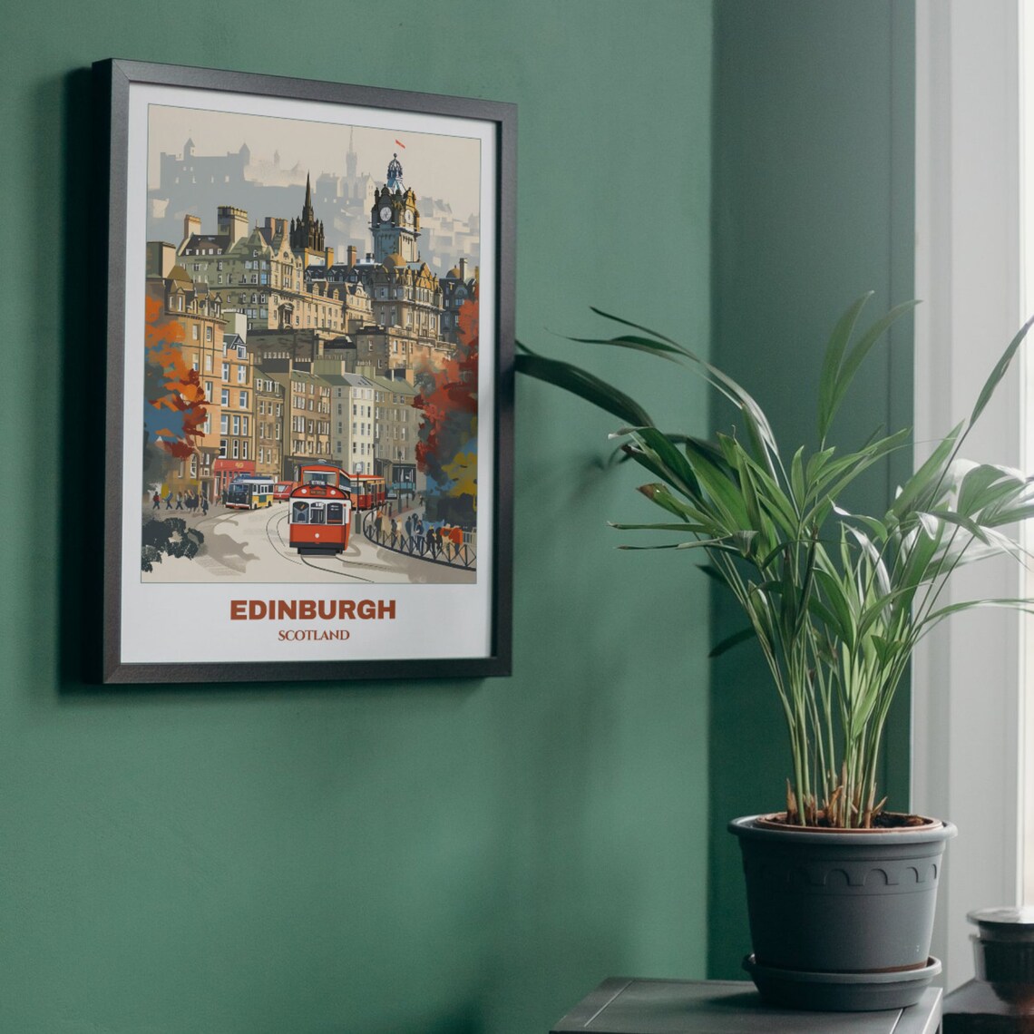Edinburg Travel Poster, Scotland Travel Poster - Image 5