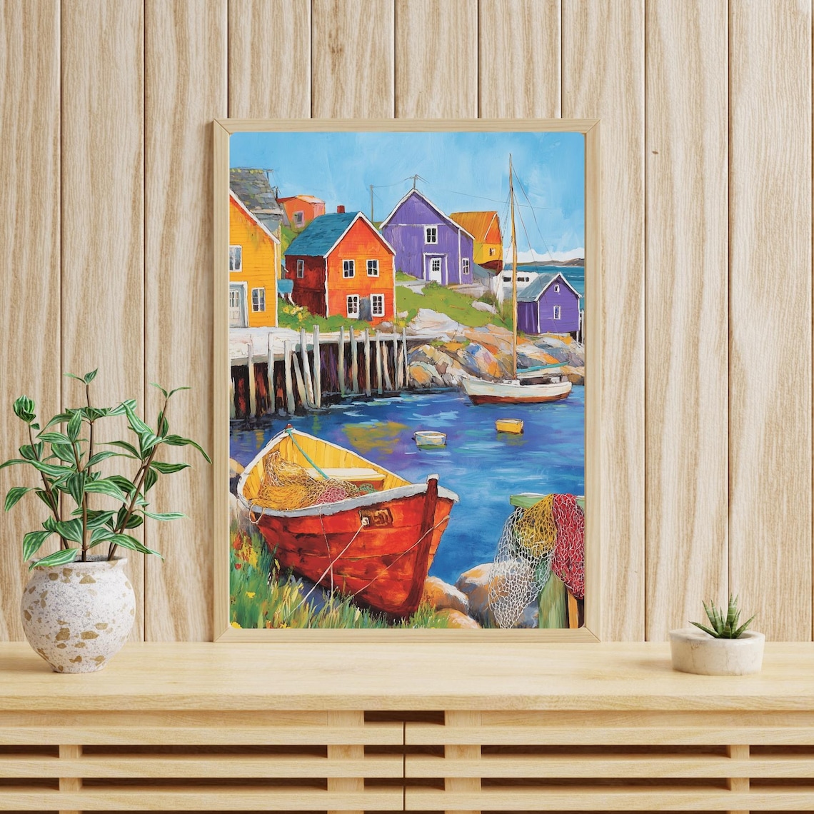 Newfoundland Coastal Seascape Art Print, Canada - Image 4
