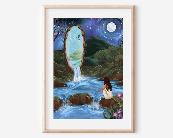 The Portal Boho Spiritual Wall Art Print