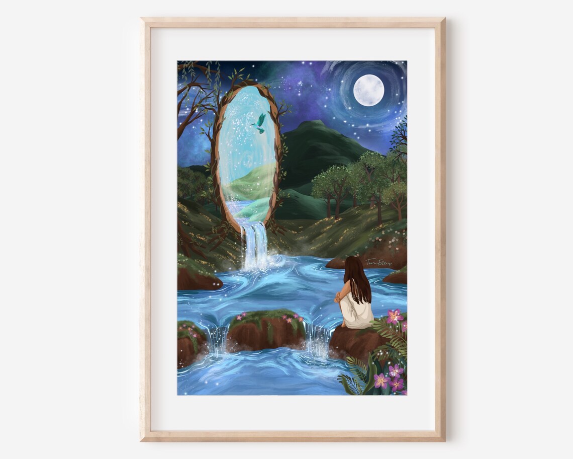 The Portal Boho Spiritual Wall Art Print