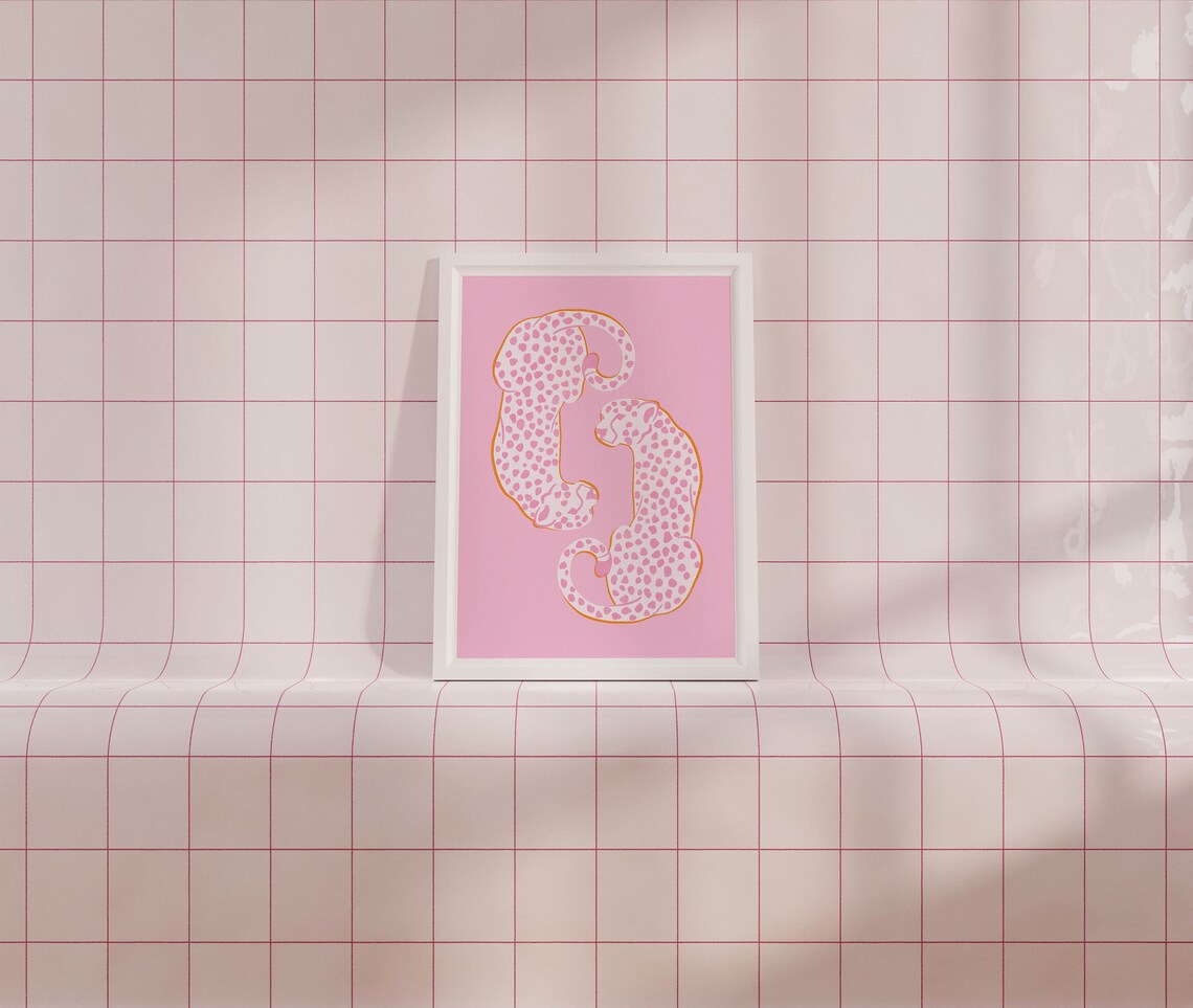 Cheetah Animal Print, Preppy Dorm Room Decor - Image 2