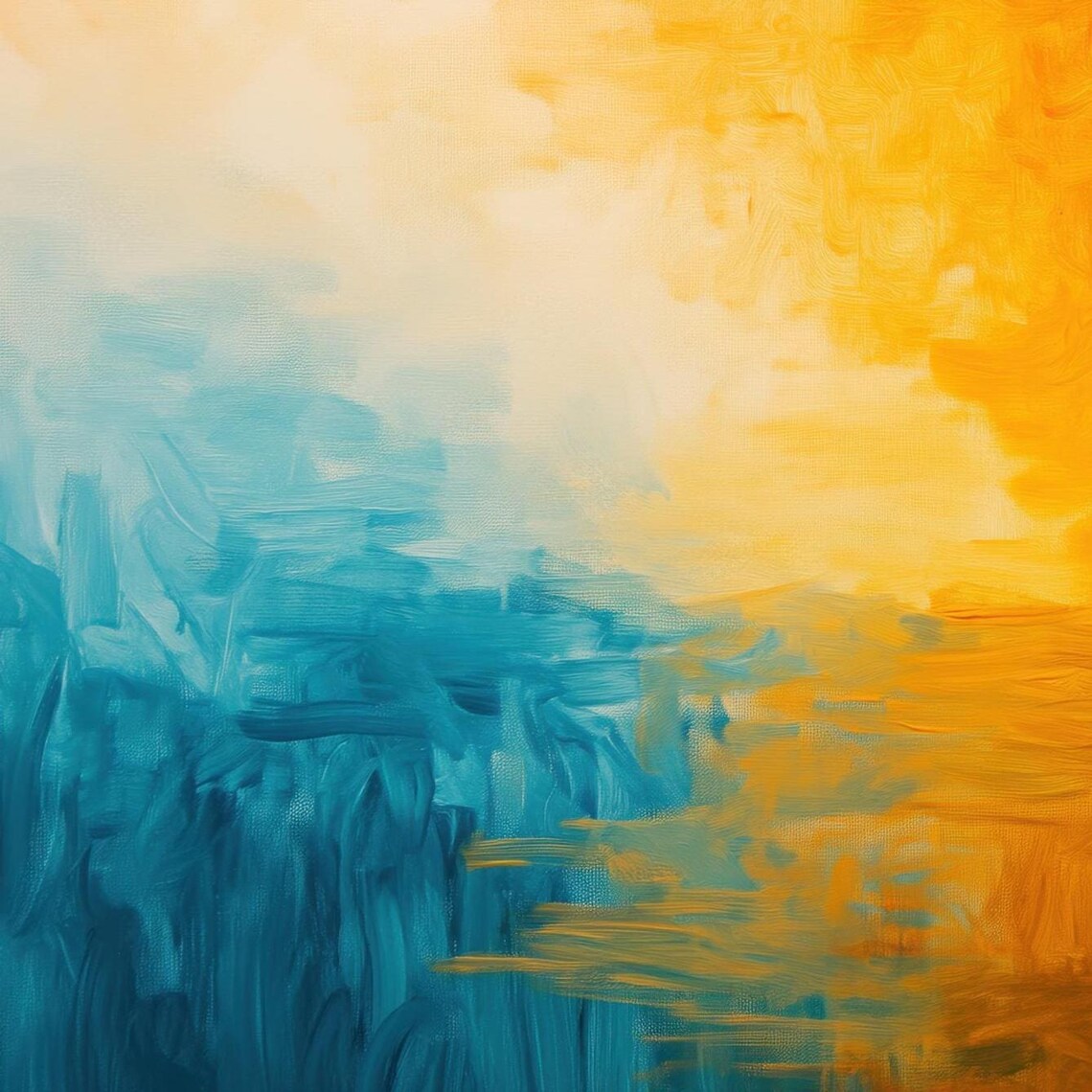 Abstract Silhouette In Color, Bold Expressionist Art Print - Image 2