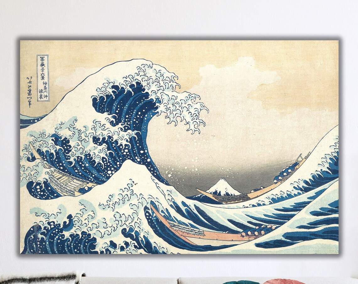 The Great Wave Off Kanagawa Poster Print