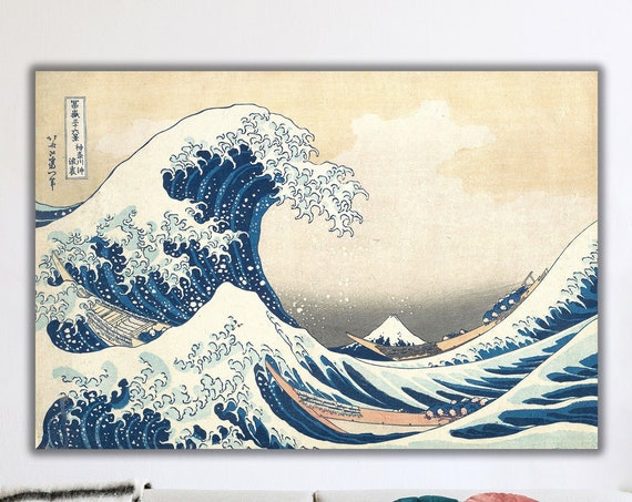The Great Wave Off Kanagawa Poster Print