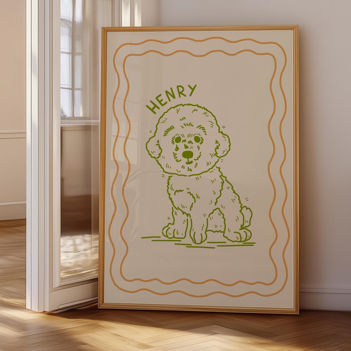 Custom Dog Portrait, Personalized Pet Commission - Image 2