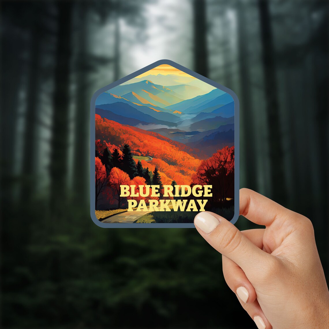 Blue Ridge Parkway Travel Poster, Appalachian Nature - Image 2