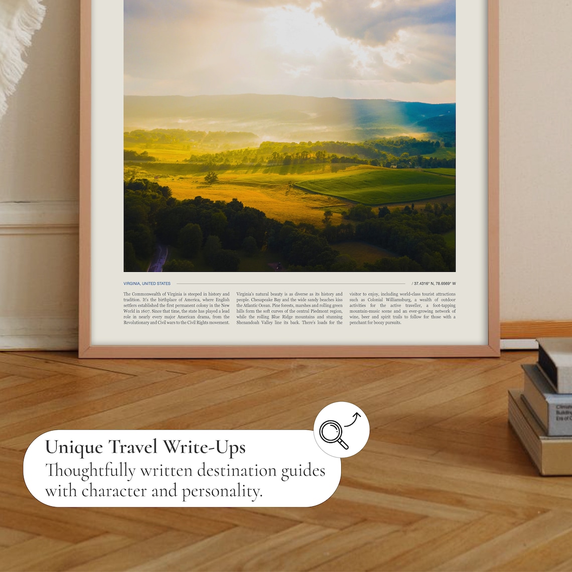 Virginia Travel Poster, Virginia Wall Art Print - Image 2