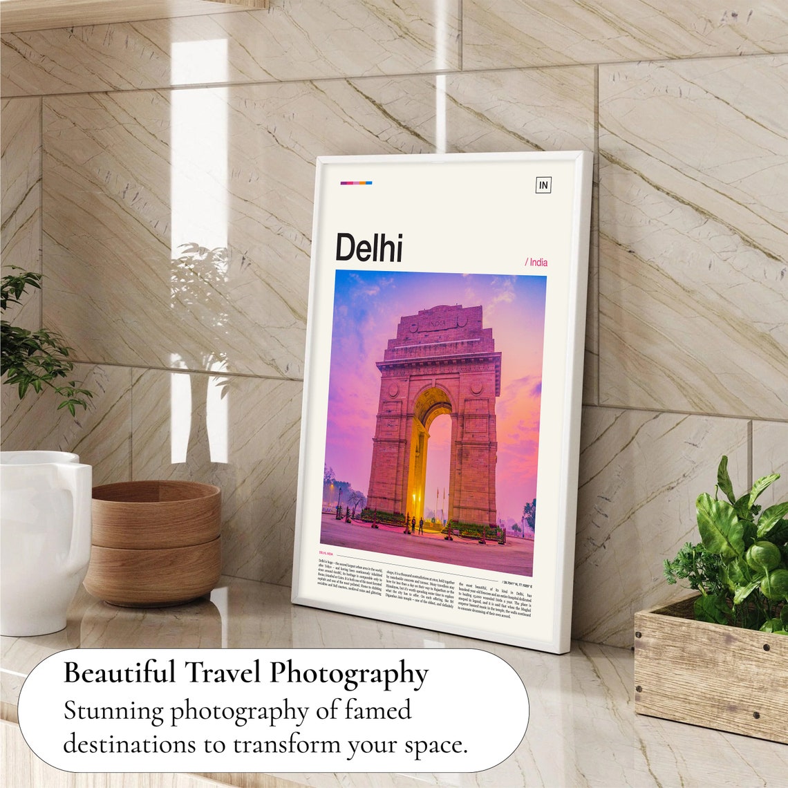 Delhi Print Delhi Poster Delhi Wall Art Delhi Art Print Delhi Photo Delhi Artwork Delhi Travel India Print India Poster India Photo - Image 4