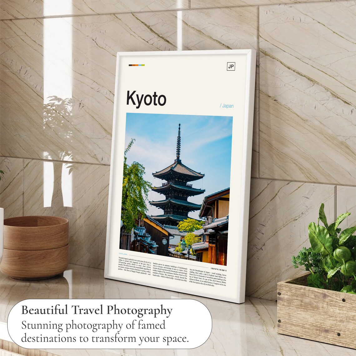Kyoto Travel Poster, Japan Place Print - Image 4