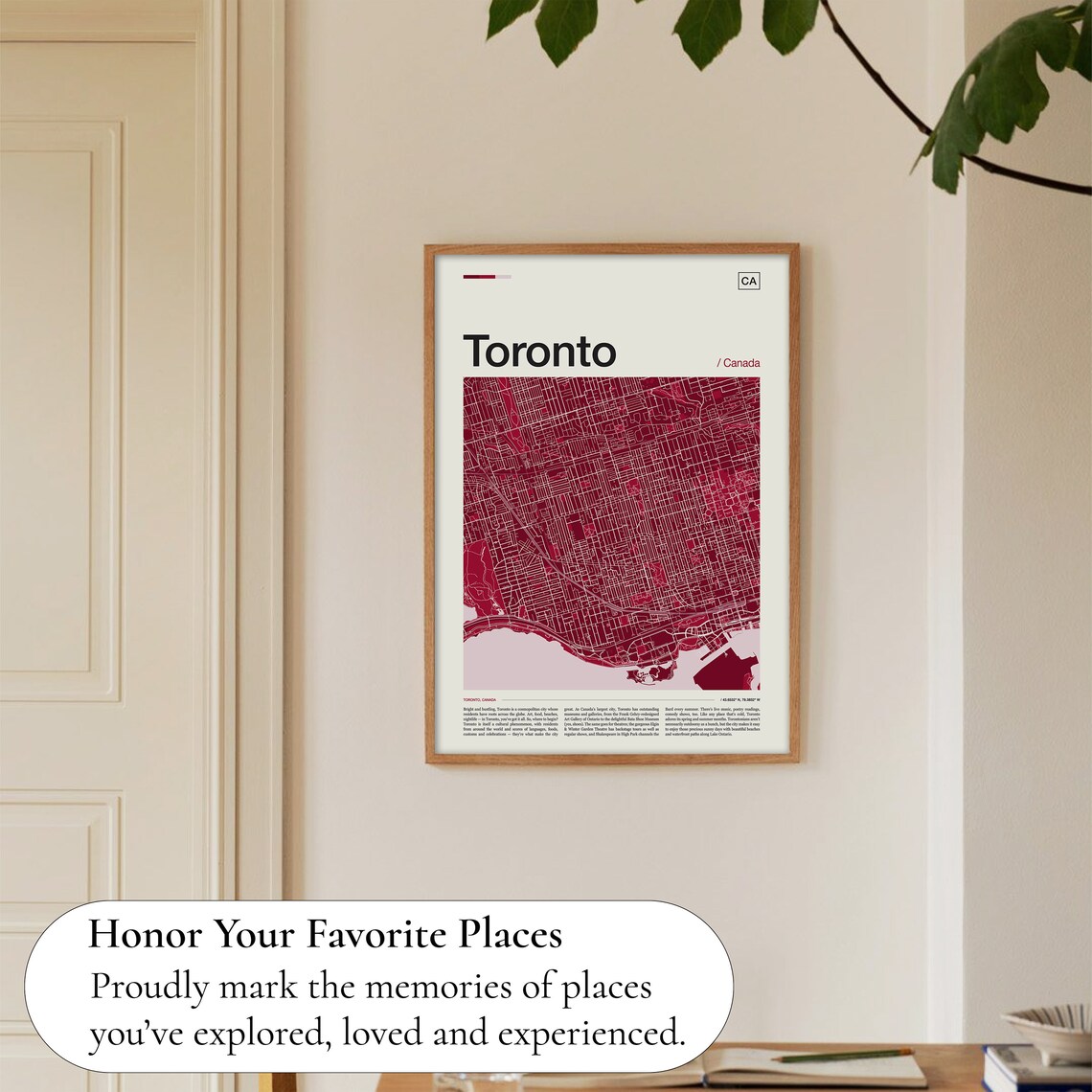 Toronto Map Print, Travel Poster, Canada Map - Image 5