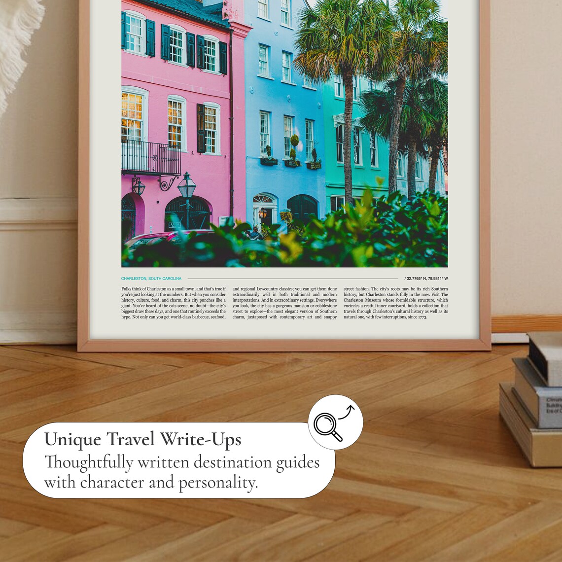 Charleston Travel Poster, South Carolina Wall Art - Image 2