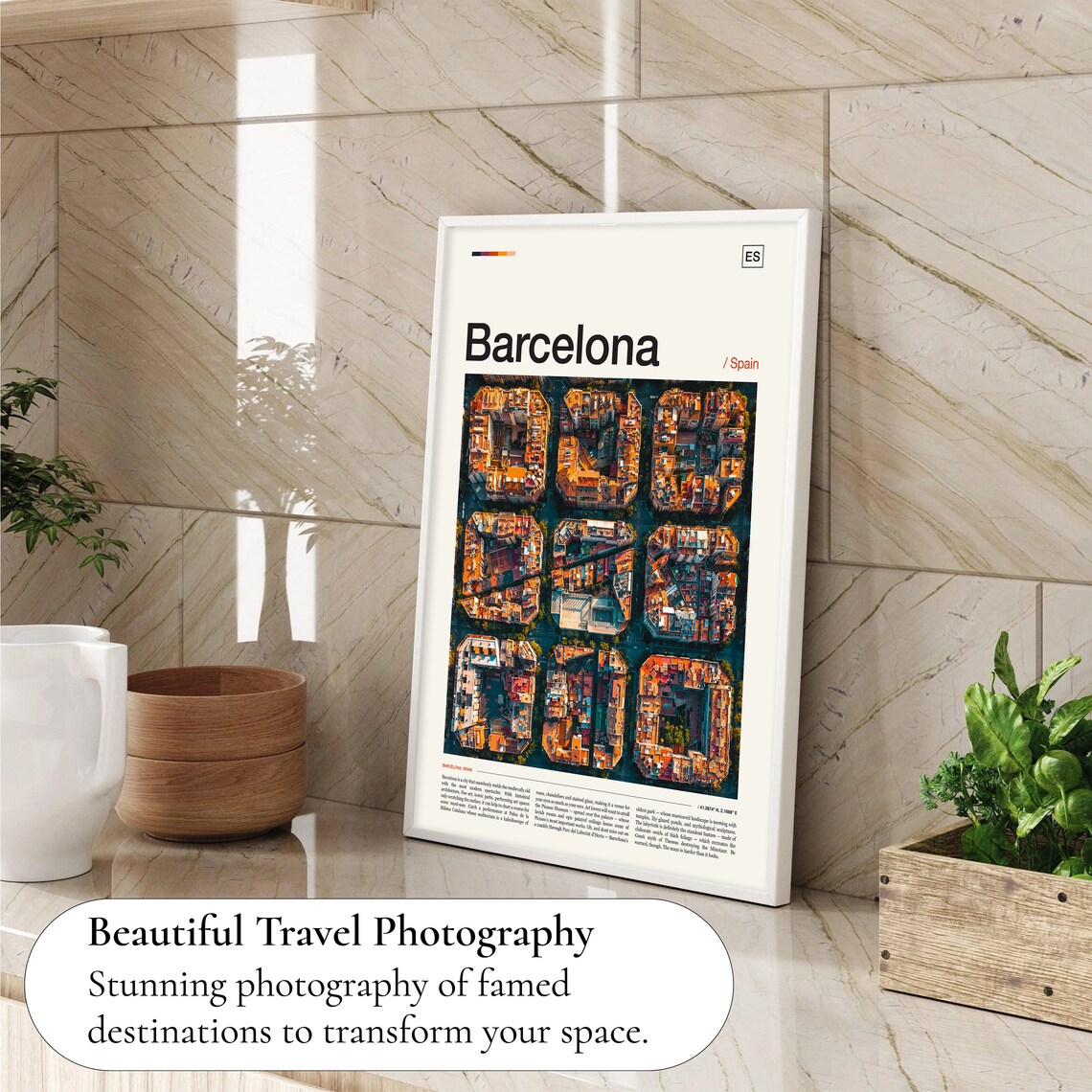Barcelona Spain Photo Poster Print - Image 4