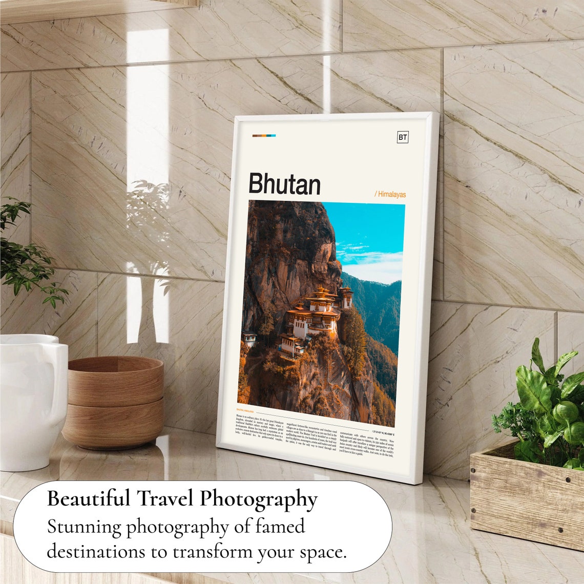 Bhutan Print Bhutan Poster Bhutan Wall Art Bhutan Art Print Bhutan Artwork Bhutan Photo Bhutan Photography Bhutan Travel - Image 4