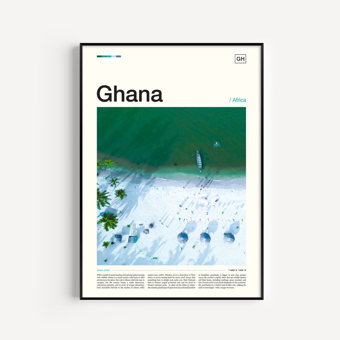 Ghana Print Ghana Poster Ghana Wall Art Ghana Art Print Ghana Decor Ghana Africa Ghana Photo Ghana Artwork Ghana Travel