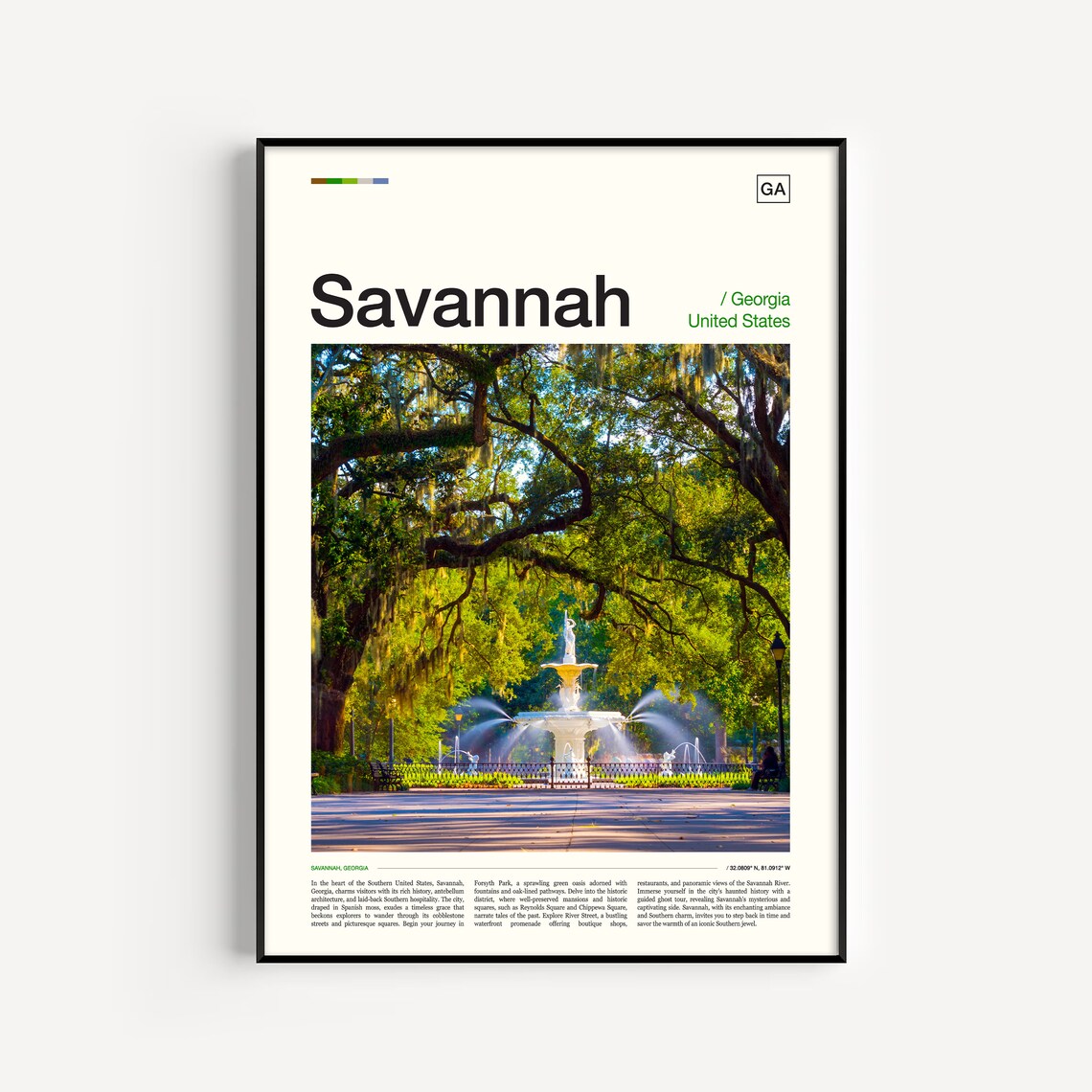 Savannah Georgia Savannah Travel Savannah Photography Savannah Art Savannah Art Savannah Artwork Savannah Photo Savannah Gift