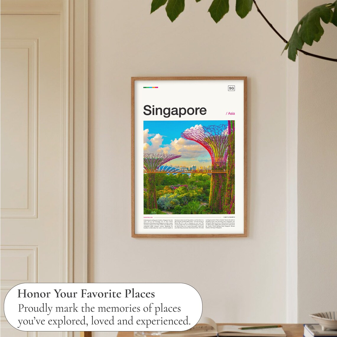 Singapore Travel Poster, Asia City Wall Art Print - Image 5