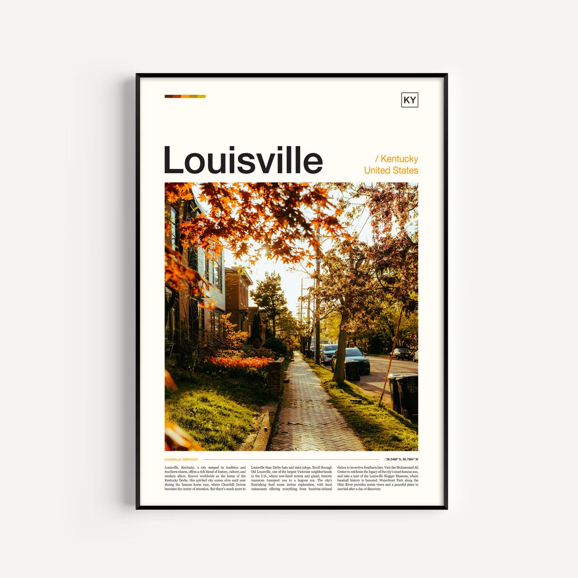 Louisville Print Louisville Poster Louisville Decor Louisville Art Print Louisville Decor Louisville Landscape Louisville Photo