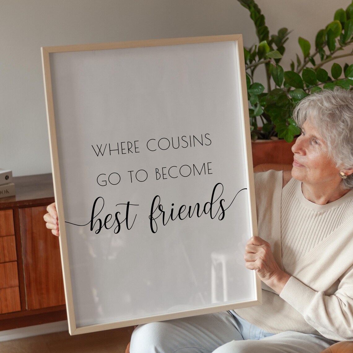 Where Cousins Go To Become Best Friends, Grandparents Gift - Image 3
