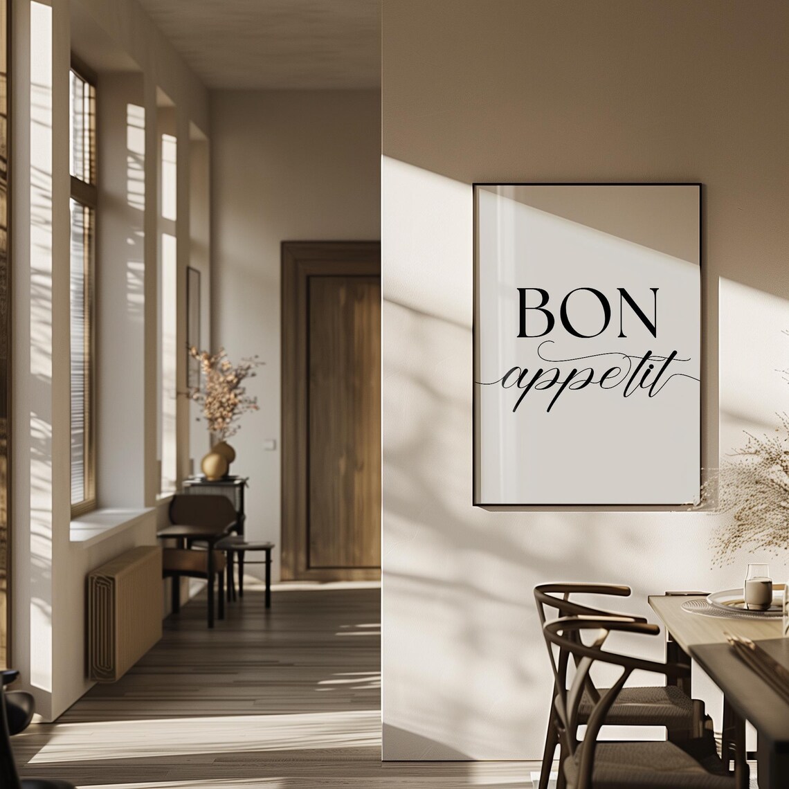 Bon Appetit Art Print, Kitchen Dining Decor - Image 3