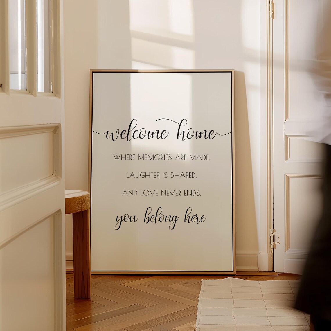 Welcome Home Quote, Living Room Wall Decor - Image 3