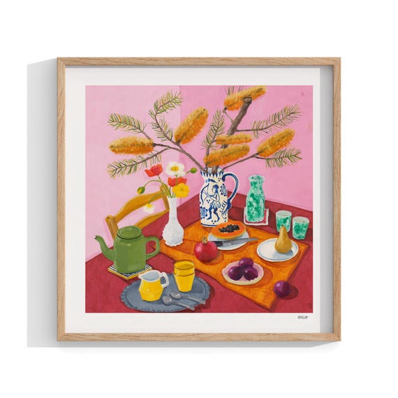 Banksia Still Life, Australian Kitchen Art Print
