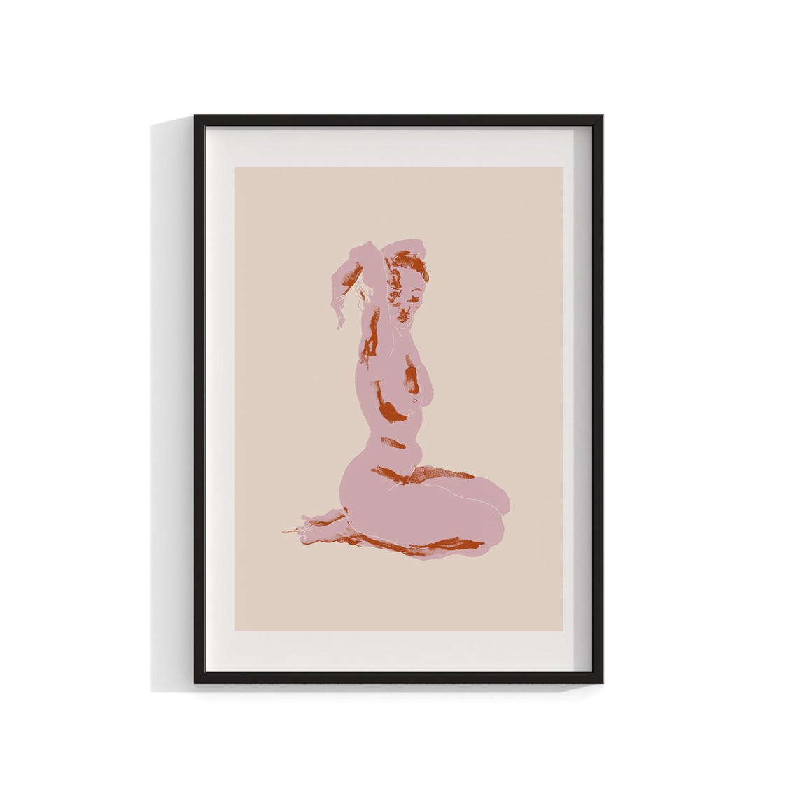 Nude Art, Modern Art Print