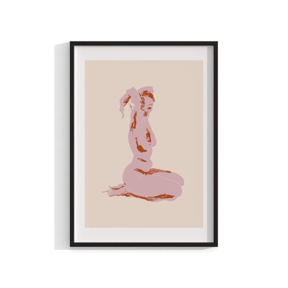 Nude Art, Modern Art Print