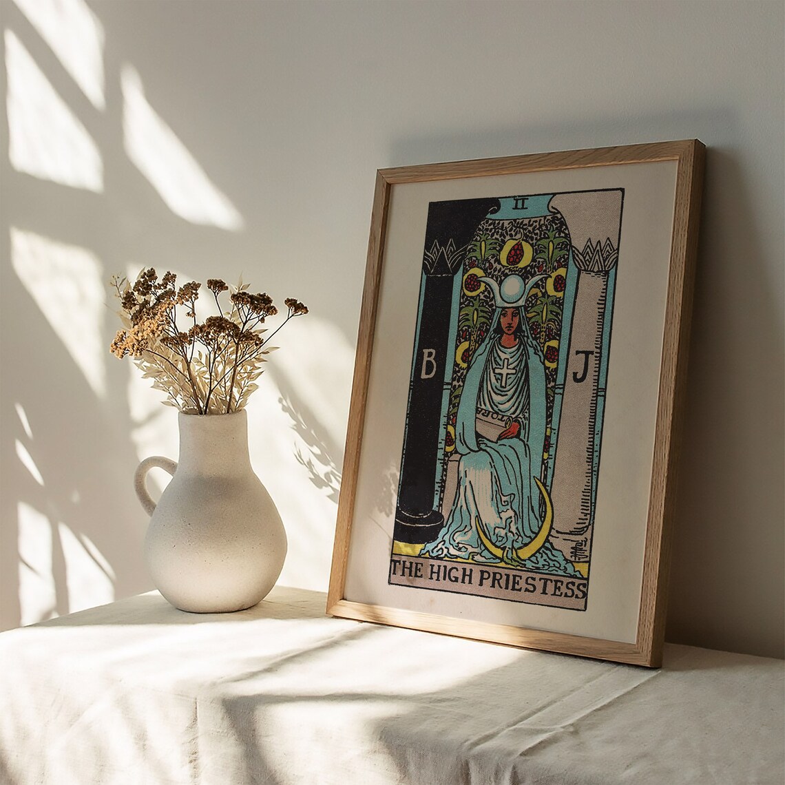 The High Priestess Tarot Card, Rider-Waite-Smith Poster - Image 3