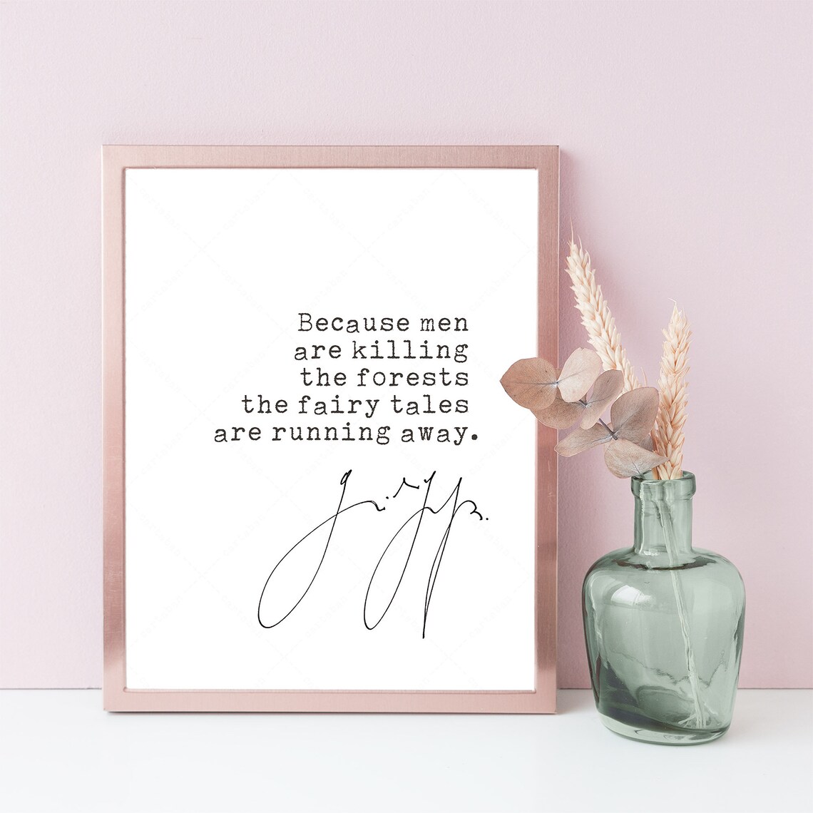 Günter Grass Quote, Book Lovers Gift Poster - Image 4