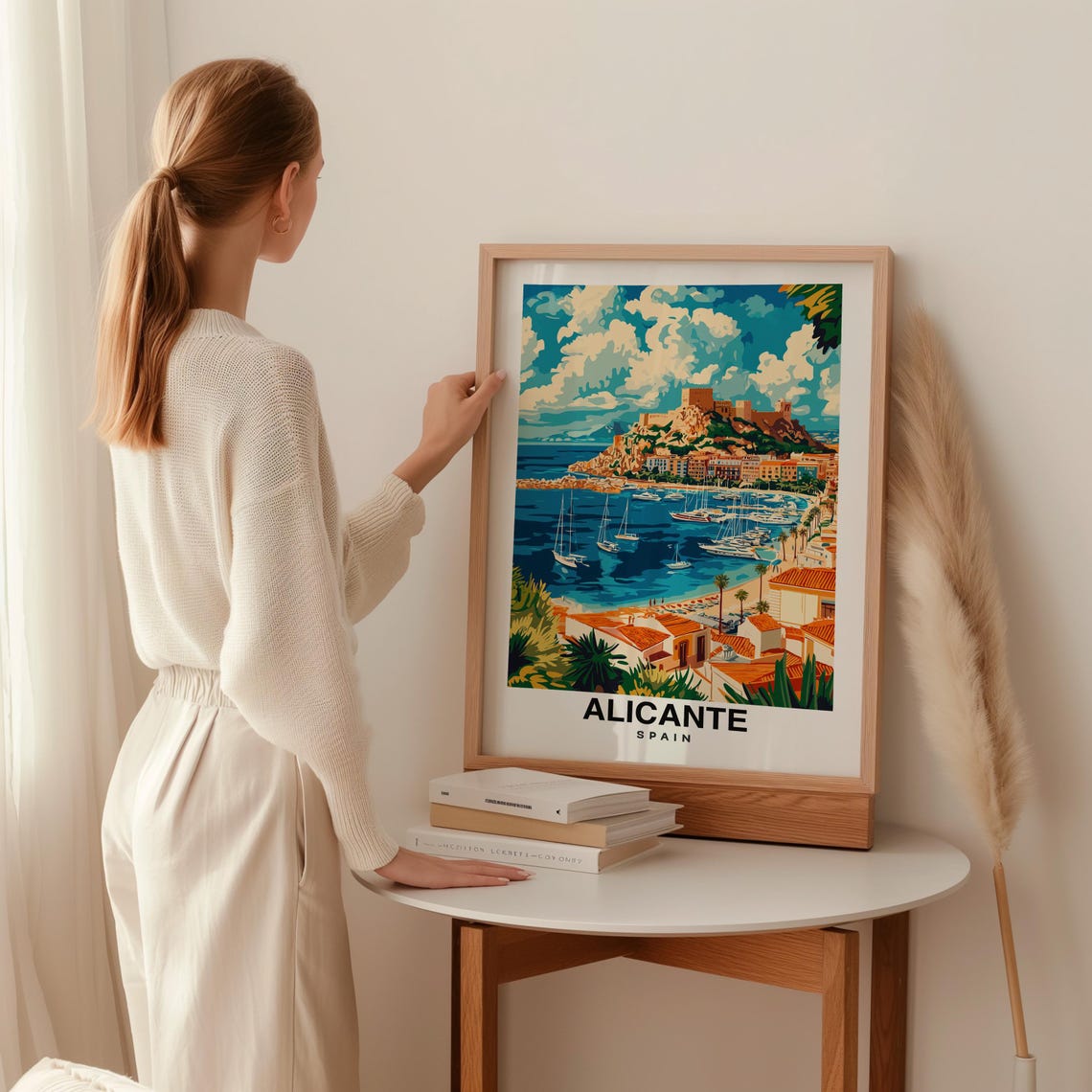 Alicante Print Alicante Travel Poster Spain Travel Gift Wedding Gift Birthday Present Spanish Culture Alicante Art - Image 2