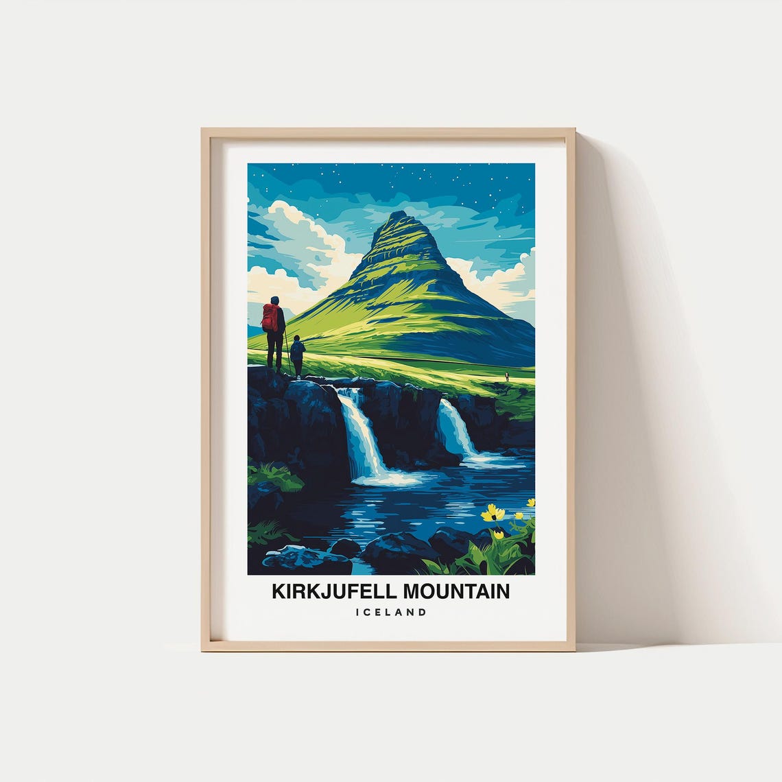 Kirkjufell Mountain Iceland Travel Print Wall Art Kirkjufell Mountain Iceland City Print Kirkjufell Mountain Iceland Travel Gift
