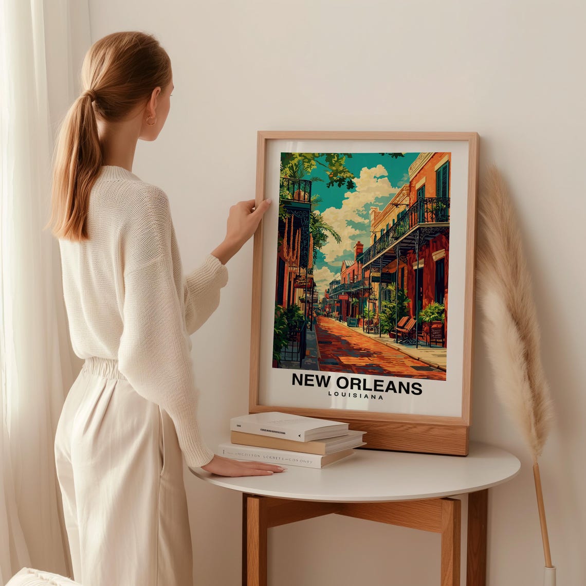 New Orleans United States Travel Print Wall Art New Orleans United States City Print New Orleans United States Travel Gift Wall Art - Image 2