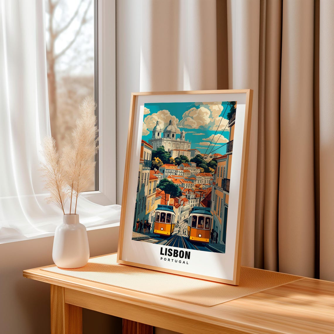 Lisbon Print Portugal Poster Lisbon Views Lisbon Landmarks Lisbon City Portugal Charm Lisbon Beauty Lisbon Heritage Lisbon Art - Image 3