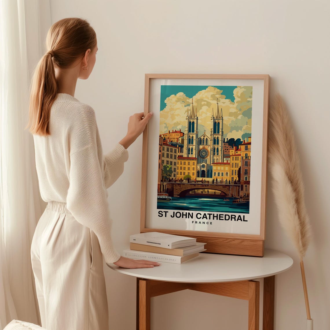St John Cathedral Travel Print Wall Art France France City Print St John Cathedral Co Cathedral Travel Gift - Image 2