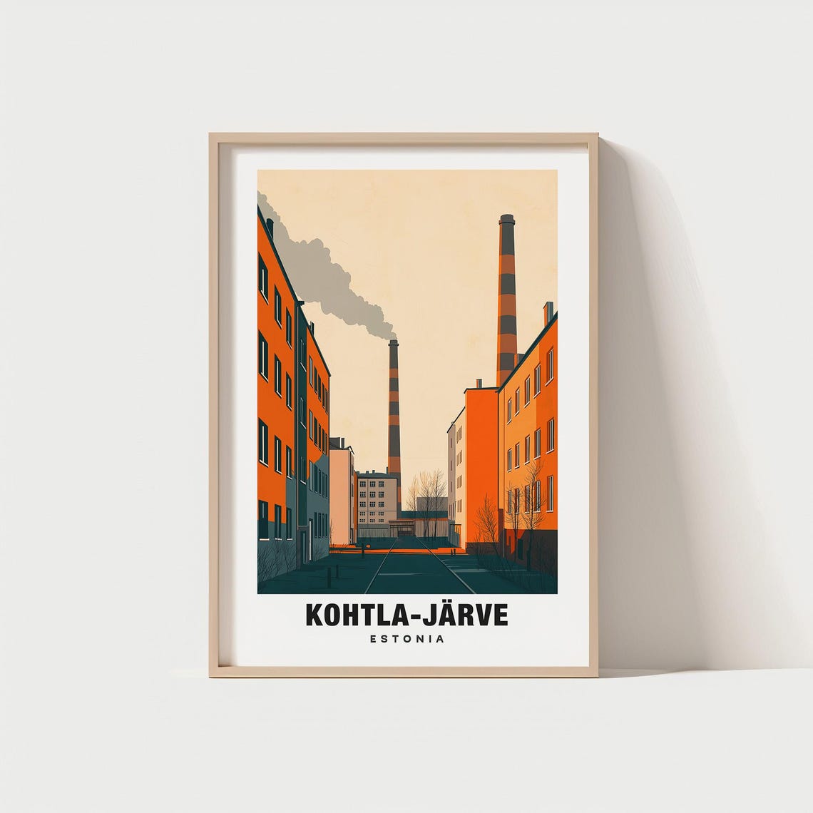 Kohtla Jrve Travel Print Wall Art Kohtla Jrve Estonia City Print Kohtla Jrve Travel Gift Kohtla Jrve City Poster Travel Gift Print