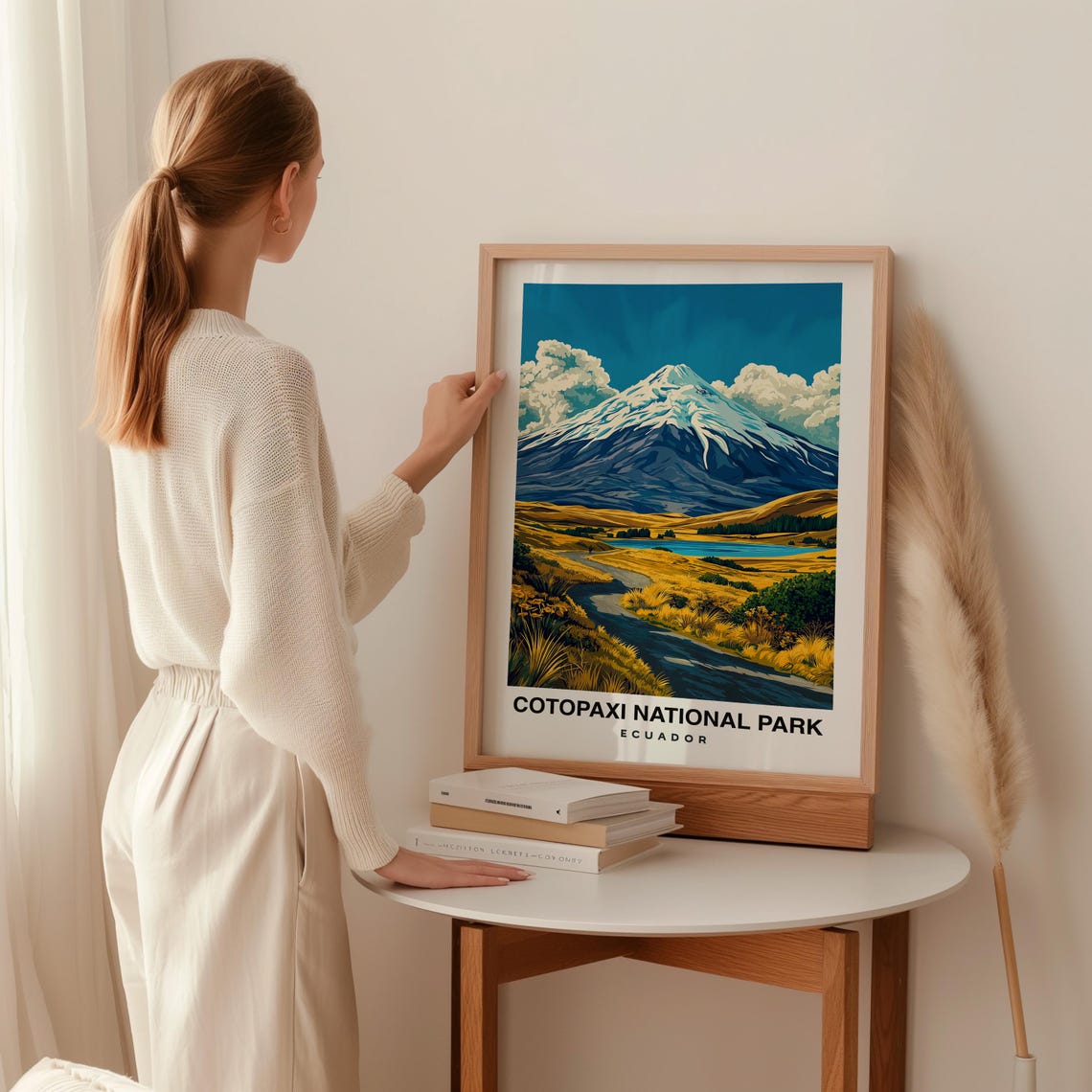 Cotopaxi National Park Ecuador Travel Print Ecuador Tourism Travel Art National Park Poster National Park Poster - Image 2