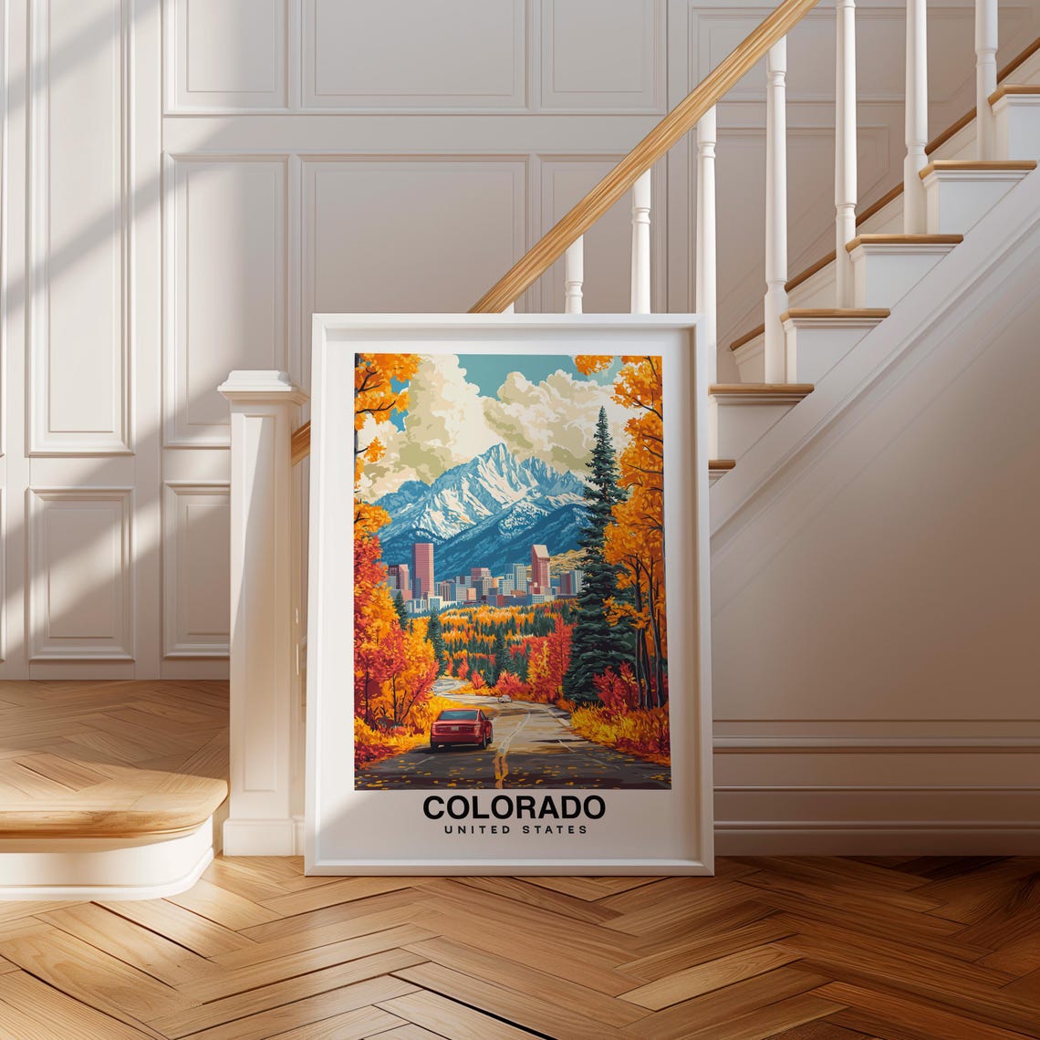 Colorado Print Usa Poster Travel Wall Art Nature Print Mountain Poster Scenic Art Landscape Decor Travel Poster Colorado Poster
