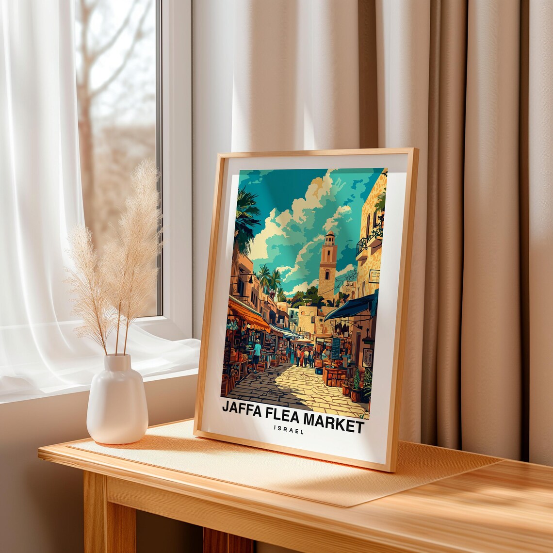 Jaffa Flea Market Travel Print Wall Art Jaffa Israel City Print Jaffa Flea Market Travel Gift Jaffa Flea Market Poster Travel Gift - Image 3