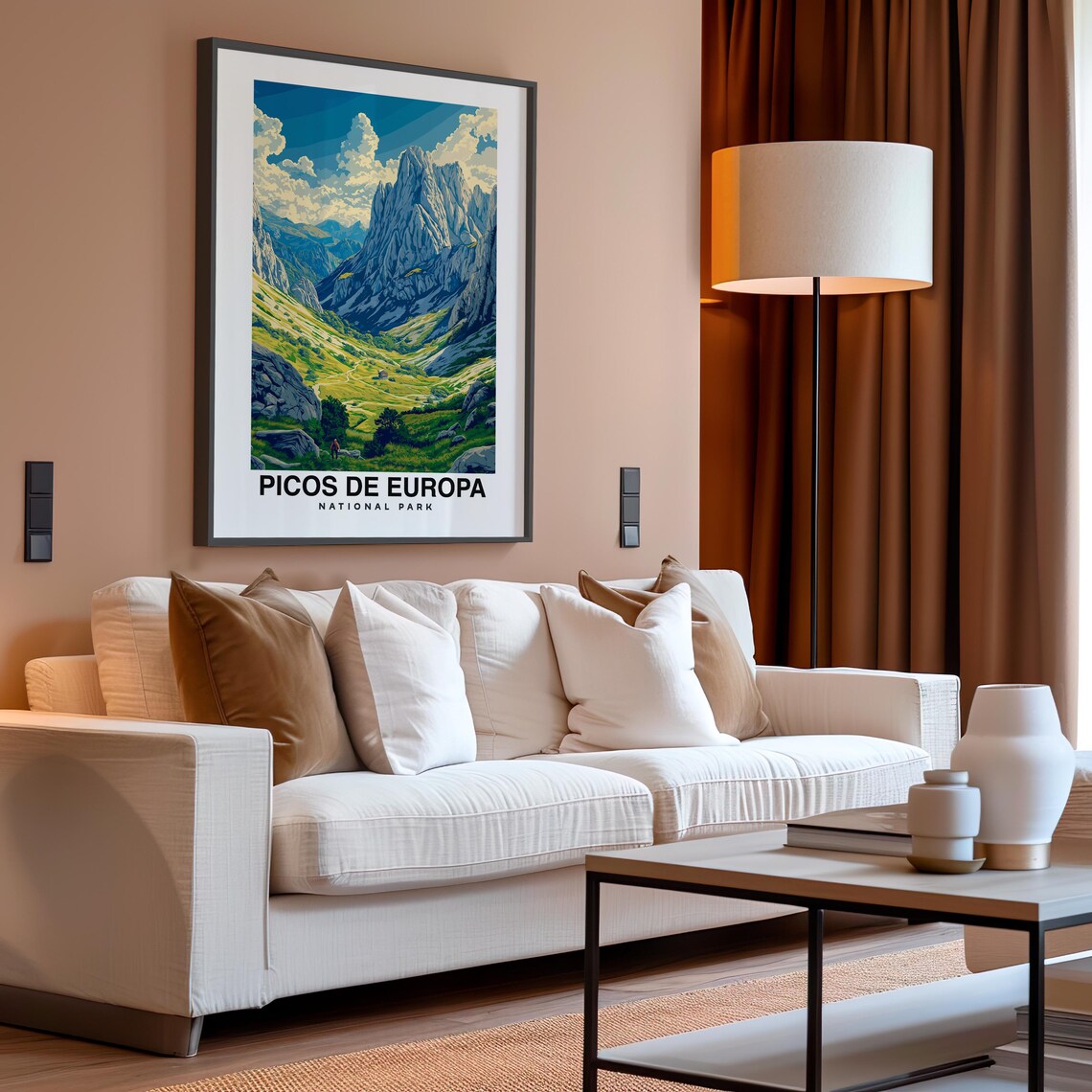 Picos De Europa National Park Print Spain Poster Travel Wall Art Nature Print Scenic Art Mountain Decor Landscape Print Travel Print - Image 4