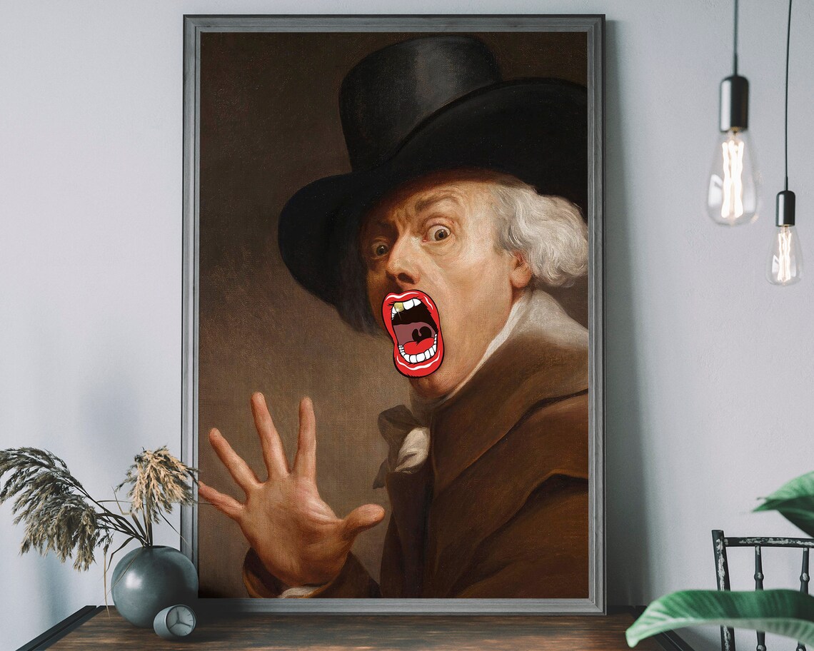 Joseph Ducreux Renaissance Portrait Art Print