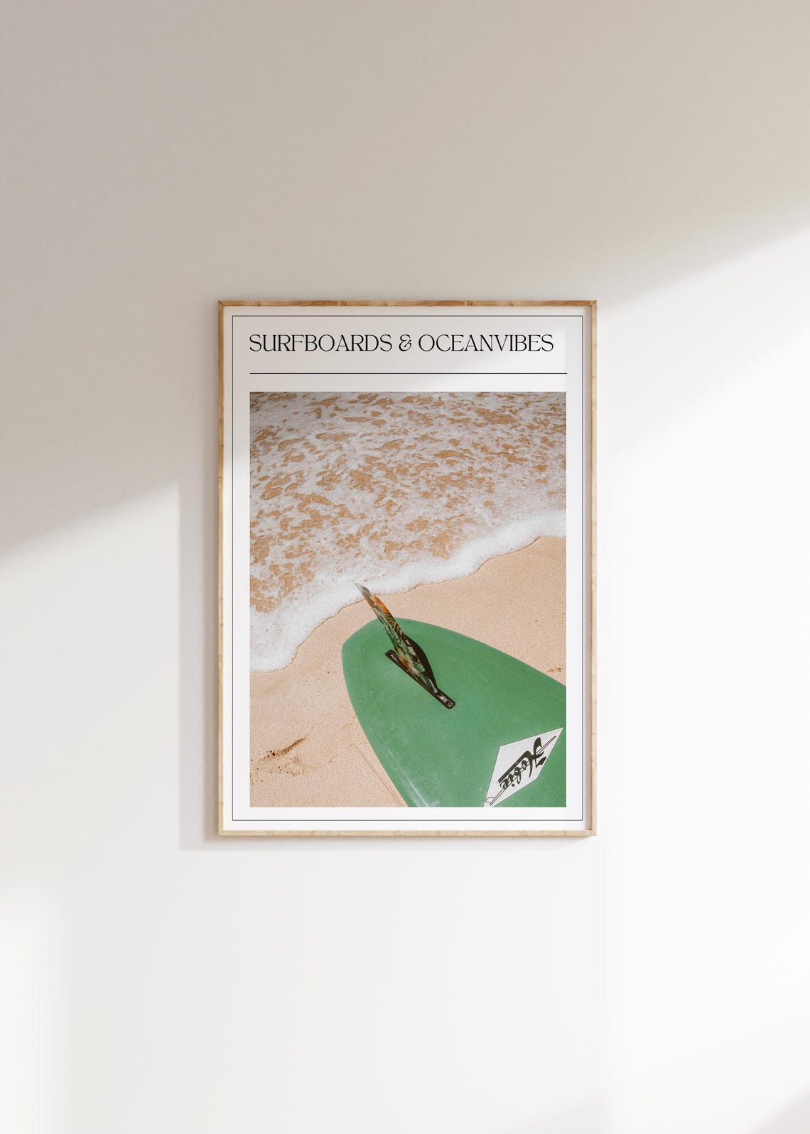 Surfboards And Oceanvibes Surfboard Beach Photo Decor Poster - Image 4
