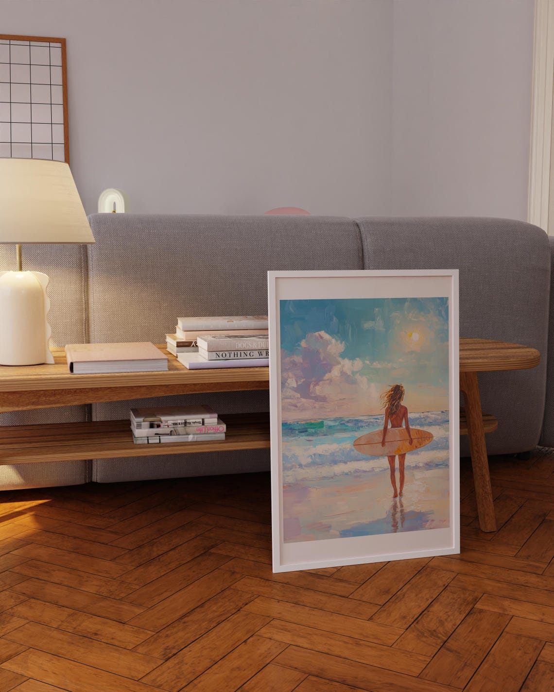 Surf Poster Wall Art Boho Decor With Beach Print Beach Poster For Aesthetic Room Decor As Gift For Her Surf Print And Beachy Poster - Image 5