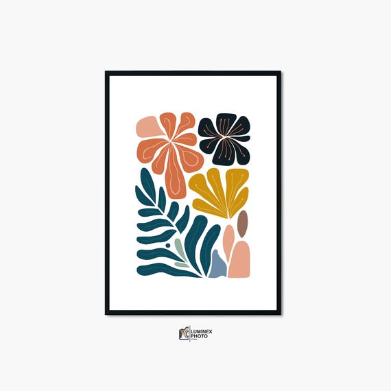 Instant Art Illustrationabstract Floral Photography Print Scandinavian Home Decor